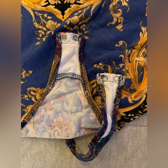 Intimately Free People Women's Baroque Floral Thong Bodysuit xs - Picture 13 of 16